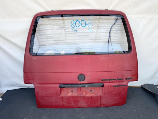 VW TRANSPORTER T4 96- boot doors rear part Z window red DEMONTAZ