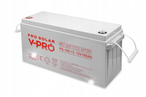 Аккумулятор глубокого разряда, 12 в, 160 ач, преобразователь ибп на солнечной энергии
