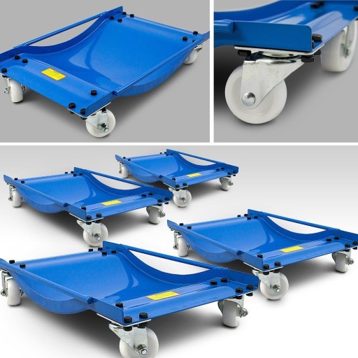 4ШТ BITUXX МАСТЕРСКИЕ МАНЕВРОВЫЕ ТЕЛЕЖКИ НА 4 КОЛЕСА