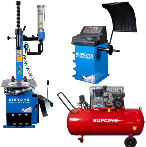 КОМПРЕСОР RUNFLAT ШИНОМОНТАЖНА МАШИНА БАЛАНСИРОВКА КОЛІС ВУЛКАНІЗАЦІЙНИЙ КОМПЛЕКТ