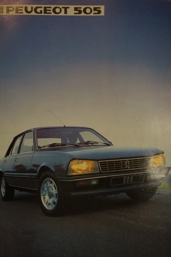 ПАПКА ПРОСПЕКТ PEUGEOT 505 GR GTD GL GTI GLD