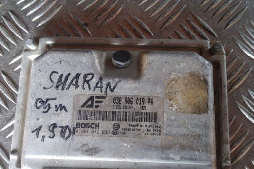 Двс vw sharan (7m8, 7m9, 7m6) 038906019pa 1.9l дизель 2007 р.в.