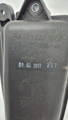 Behälter Unterdruck luft MERCEDES A6510701000