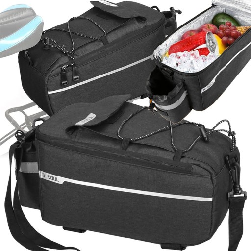 Велосипедна сумка задня Ljknkt ВЕЛИКА ТЕРМОСУМКА ДЛЯ BIKE RUN 9л