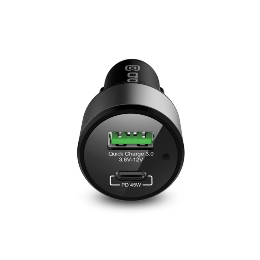 Автомобильное зарядное устройство USB-C PD 45W + USB QC 3.0 1