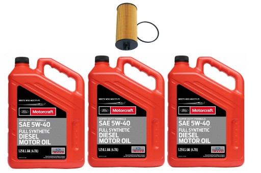 MOTORCRAFT 5W40 14л + ФИЛЬТР FORD F-350 6.4 ДИЗЕЛЬ