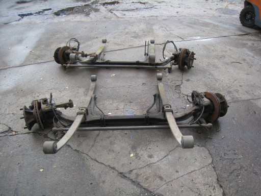 Renault mascott, передня балка в комплекті з ресорами gvw 6.5t '04-'10