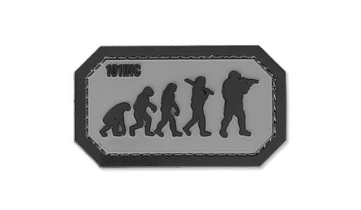3D Airsoft Evolution Patch Grey 101 Inc.