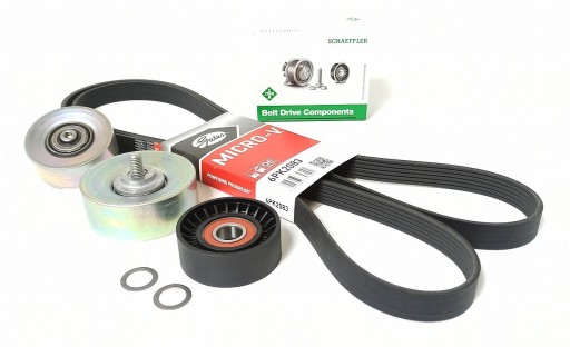 BMW-ROL-003 - Натяжной ролик ремня комплект INA BMW E60 E61 530d