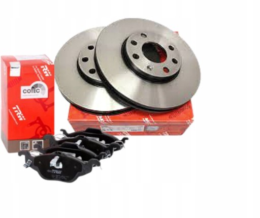 ДИСКИ + КОЛОДКИ ПЕРЕДНИЕ TRW OPEL ASTRA G II 2 OTW 4