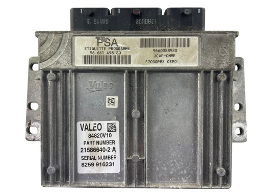 unité de commande électronique uce moteur 9666149880 84820V10 Citroen C3 et 1.4