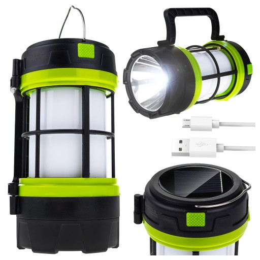 ПОТУЖНИЙ СОНЯЧНИЙ ЛІХТАРИК ДЛЯ КЕМПІНГУ