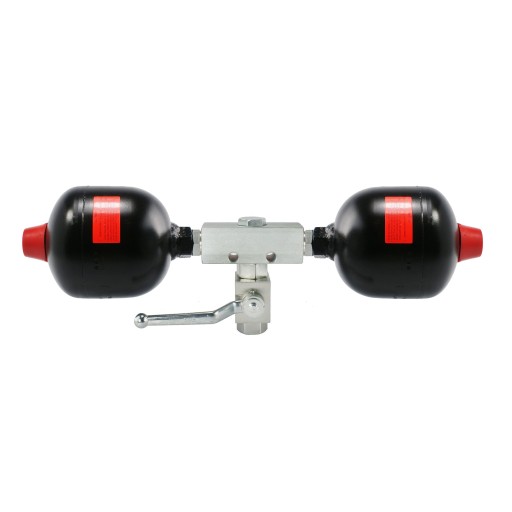 A1.35.64.075 - ГИДРОАККУМУЛЯТОР 2X0. 75L + ШАРОВОЙ КЛАПАН HYDROLIDER