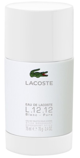 lacoste eau de lacoste l.12.12 blanc dezodorant w sztyfcie 75 ml   