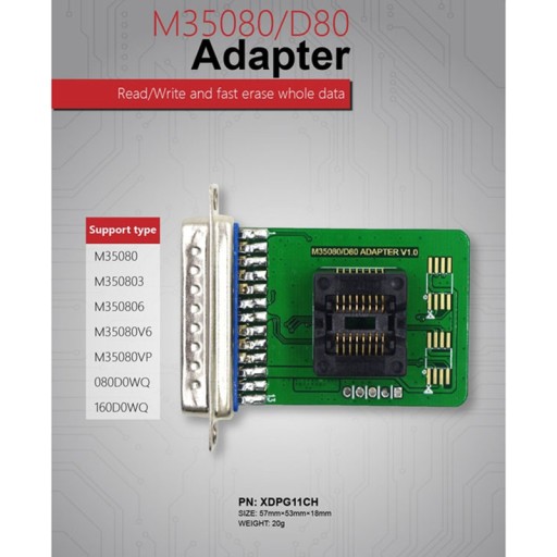 VVDI prog програміст M35080 / D80 адаптер V1.0