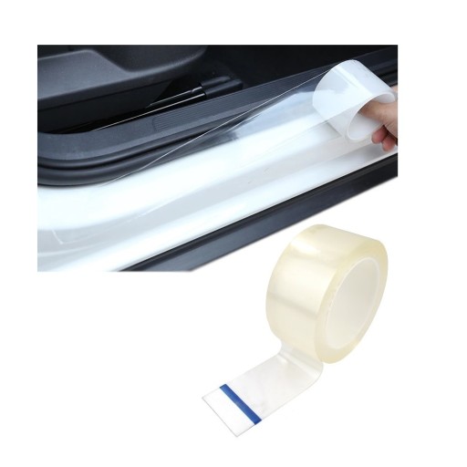 Прозрачная пленка для порогов 50mm x 5M 0.8 толстая