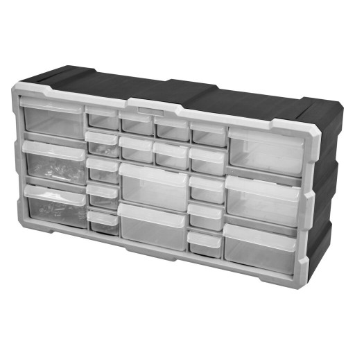 Шафа-органайзер для майстерні з відділеннями для коробок