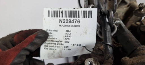 Váltó EGV AUDI A3 8L