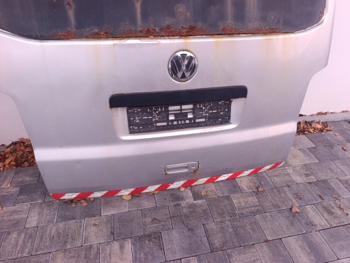 kapota kryt kufru VW T5 T5 lift záď srebrna
