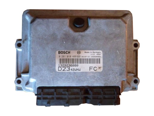 Контроллер компьютера fiat ducato ii 2.3jtd 1329236080 0281010488