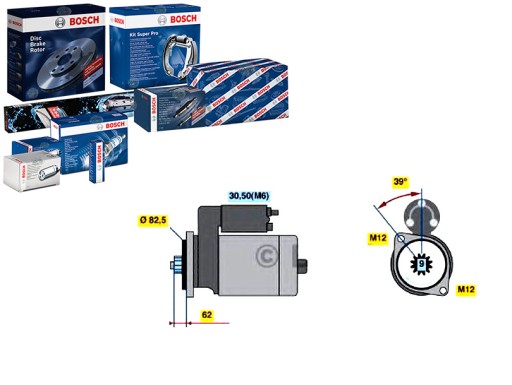 Стартер bosch 0 986 022 460