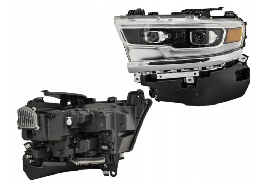 68316085AD 68316085AC - Dodge ram limited longhorn 2019- левая передняя фара полный светодиод в комплекте хром