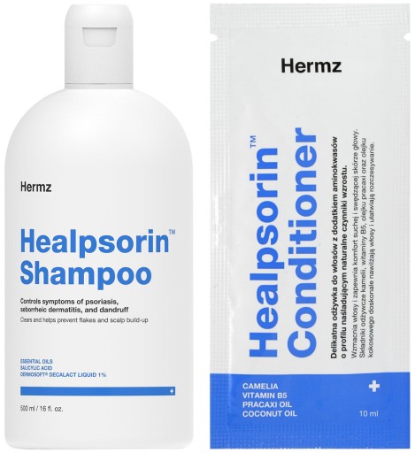 Hermz Healpsorin 500 ml szampon na łuszczycę