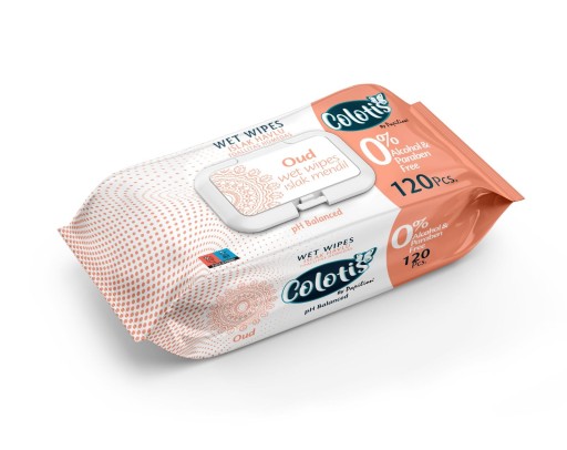 Серветки вологі COLOTIS FRAGRANCE 1 х 120 шт.