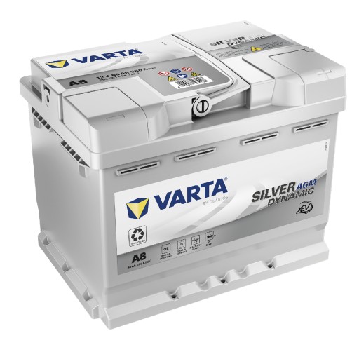 VA560901068 - Автомобильный аккумулятор varta silver agm d52 start-stop 60ah 680a a8