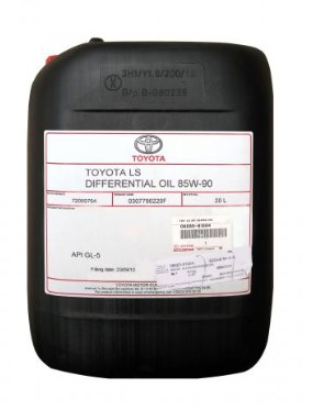 Диференціал масло 85w90 20 л toyota oe gl-5 api