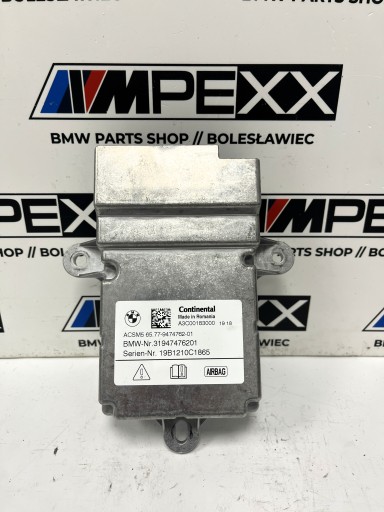 G30 - Модуль bmw x3 g01 x4 g02 g11 g30, датчик подушки безопасности водителя 9474762