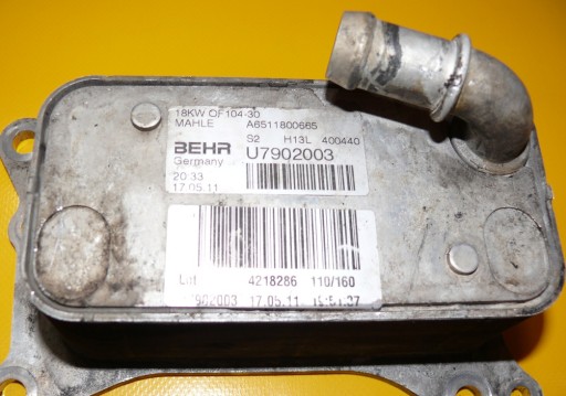 radiatore olio Motore MERCEDES E-KLASA IV 4 W212 2.2 CDI 136KM 09-13r.