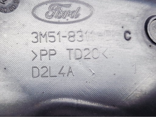 FORD C-MAX MK1 luftansaugkanal links 3M51-8311-DC