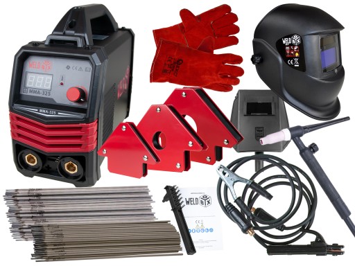 ЗВАРЮВАЛЬНИЙ АПАРАТ MMA 325 TIG IGBT 230V LCD КОМПЛЕКТ З 3