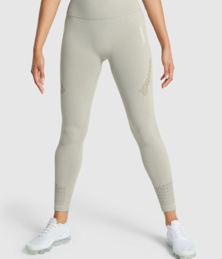 GYMSHARK LEGGINSY SPORTOWE DŁUGIE SZARE M 0Z5G2_E*