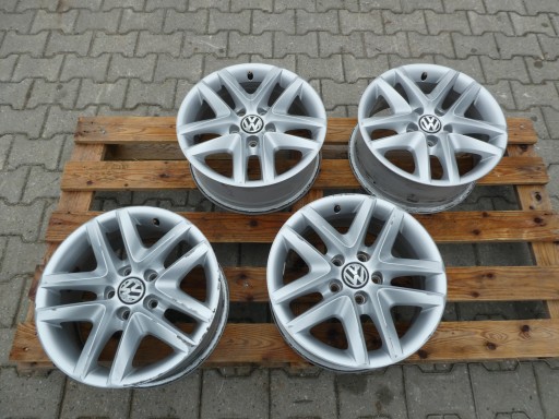 4X CERCHI di alluminio CERCHI RUOTE 5N0601025 VW 5X112