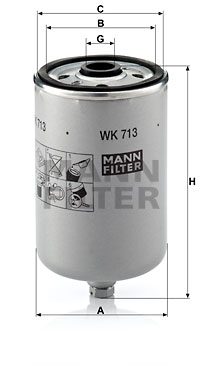 Mann-Filter WK 713 топливный фильтр