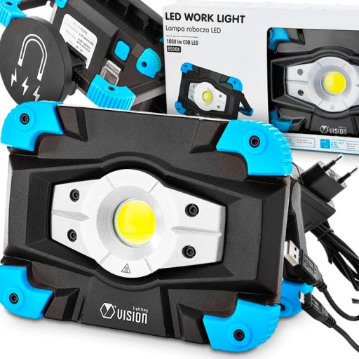 VISION СВЕТОДИОДНАЯ ПАНЕЛЬ COB WORKSHOP CONSTRUCTION АККУМУЛЯТОРНАЯ БАТАРЕЯ