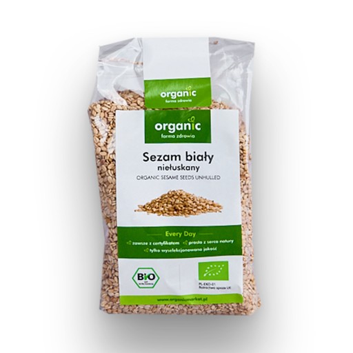 ORGANIC Sezam biały niełuskany (150g) - BIO