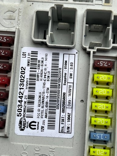 00520858090 - Блок запобіжників jeep renegade bsi модуль