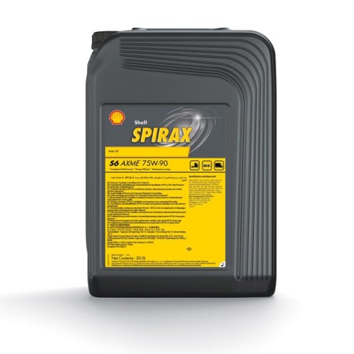 Shell spirax s6 axme 75w-90 20л