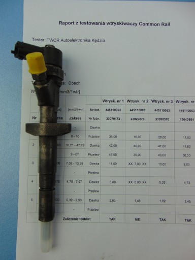 injector 2,0HDI 0445110076 Peugeot Citroen Fiat Sprawdzony!!!