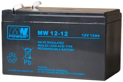 Аккумулятор mwpower mw 12-12l 12ah 12v rbc4