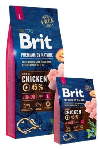 Brit Premium By Nature Junior L Large 3kg