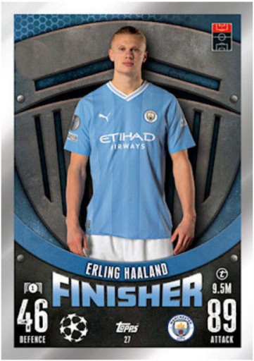 Topps Match Attax 2023/2024 - ФІНІШЕР - 27 ЕРЛІНГ ХАЛАНД