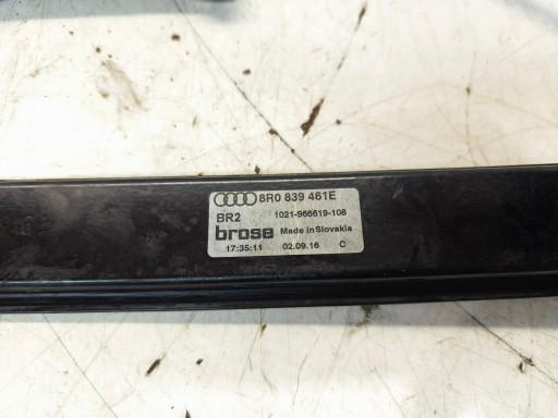 mechanism windows left rear part AUDI Q5 8R LIFT 8R0839461E