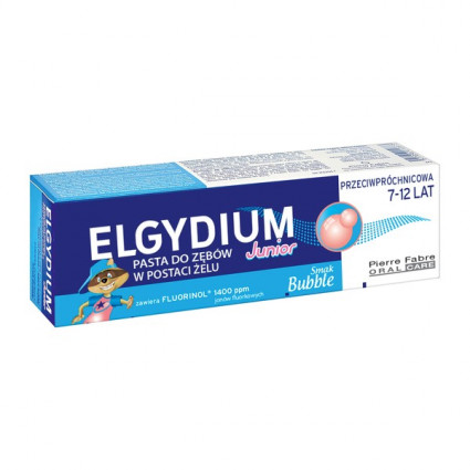 Elgydium Junior Bubble 7-12 lat, pasta do zębów