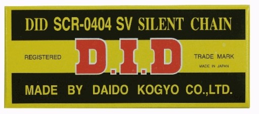 SCR0404SV-88 - ЦЕПЬ ГРМ DID PIAGGIO SFERA 125 96