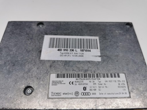 modulo BLUETOOTH AUDI A8 D3 4E0910336L