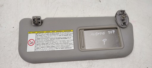 visor przeciwsloneczny right Toyota Avensis T27